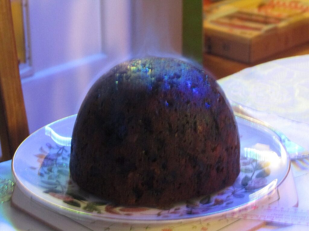 Albanian Stewed Fig Pudding