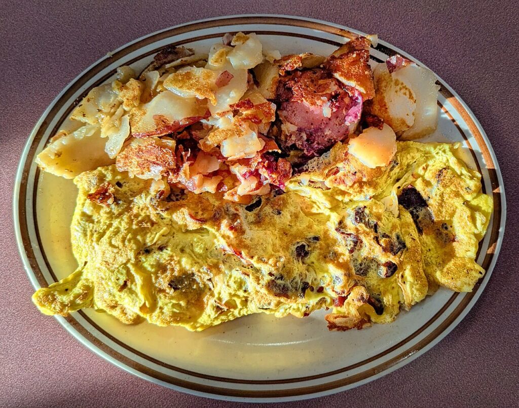 Bacon Cheese Omelet