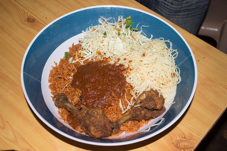 Benachin (Gambian Rice with Meat and Vegetables)