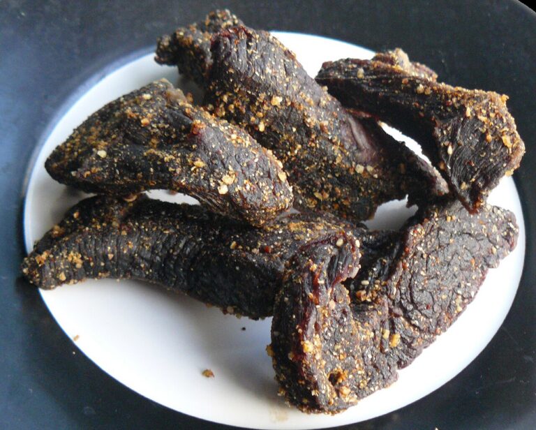 Biltong (Zambian Dried and Salted Meat)