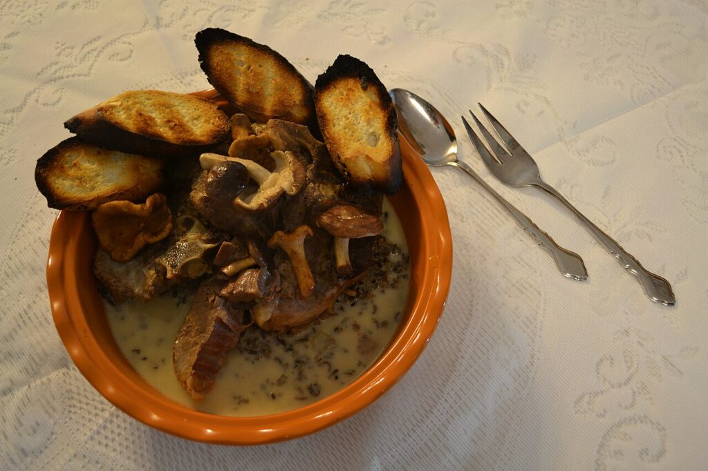 Bison à la Grecque