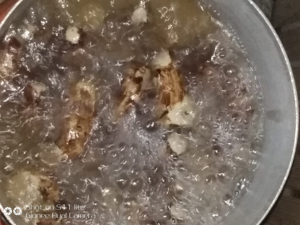 Boiled Cocoyam