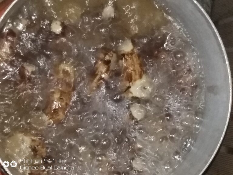 Boiled Cocoyam