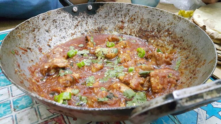 Chicken Karahi (Pakistani Chicken with Tomato and Peppers)