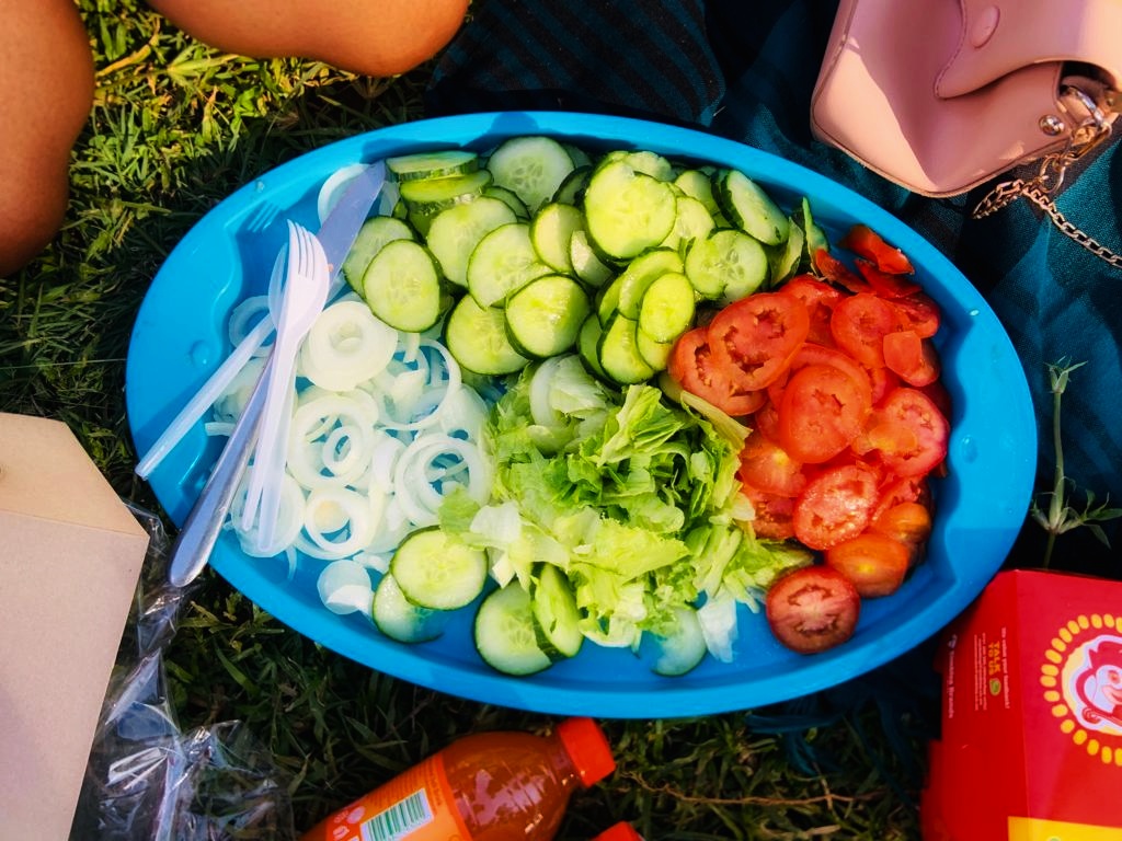 Cucumber, Tomato, and Onion Salad