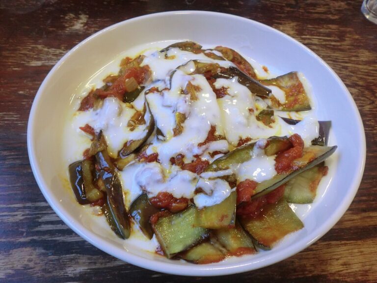 Dahi Baingana (Fried Eggplant in Yogurt)