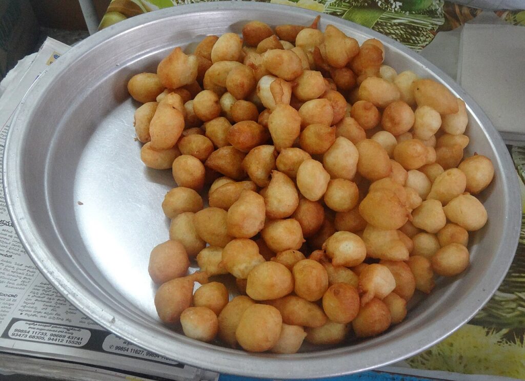 Deep Fried Lentil Dough Balls (Punugu)