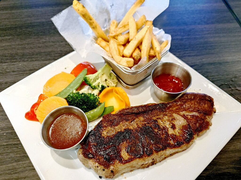 Desert Rubbed Strip Steaks