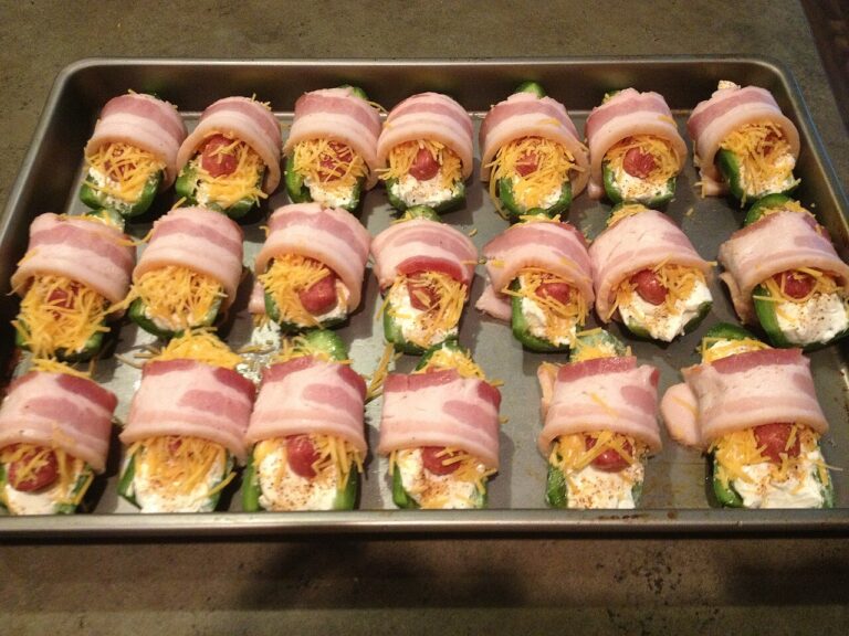 Jalapeno Sausage and Bacon Appetizers (Atomic Buffalo Turds)