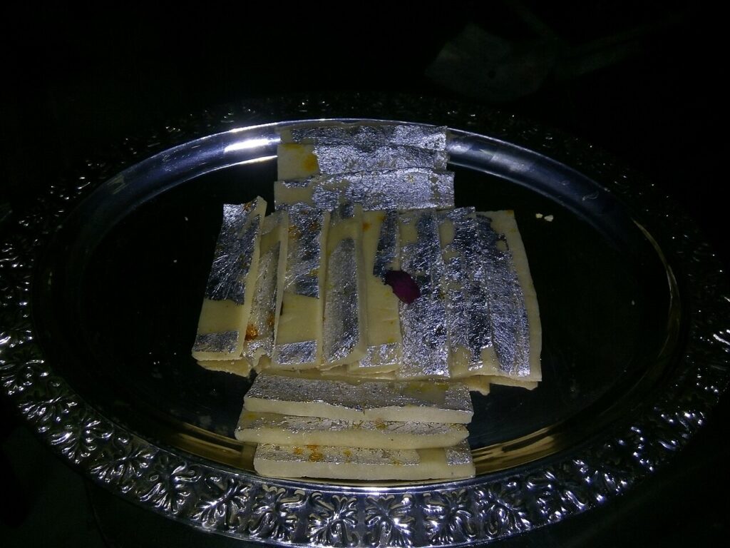 Kaju Barfi (Indian Cashew Milk Confection)