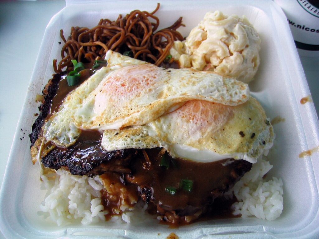 Loco Moco (Rice with Egg and Hamburger)