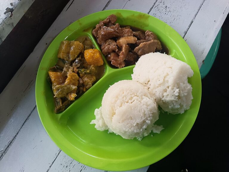 Maklubi (Rice with Meat and Vegetables)