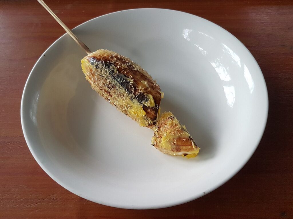 Maple Cumin Glazed Grilled Bananas