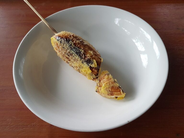 Maple Cumin Glazed Grilled Bananas