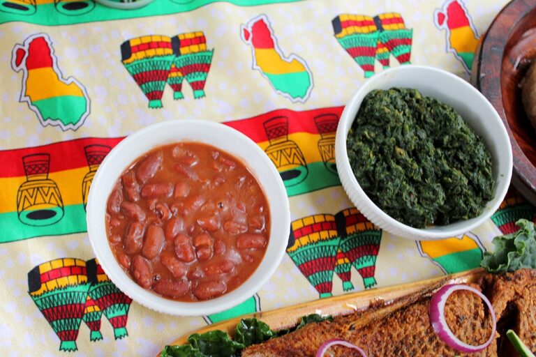 Muboora (Zimbabwean Pumpkin Leaves Stew)