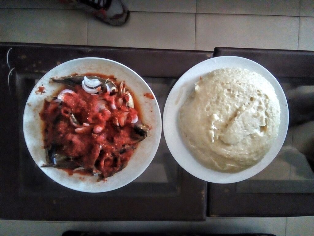Omu Tuo (Ghanian Mashed Rice)