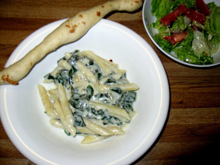 Pecan Spinach Pasta