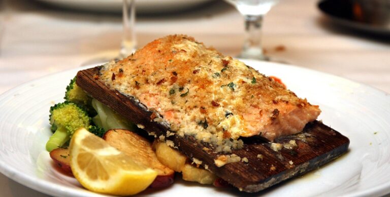 Plank-Grilled Salmon