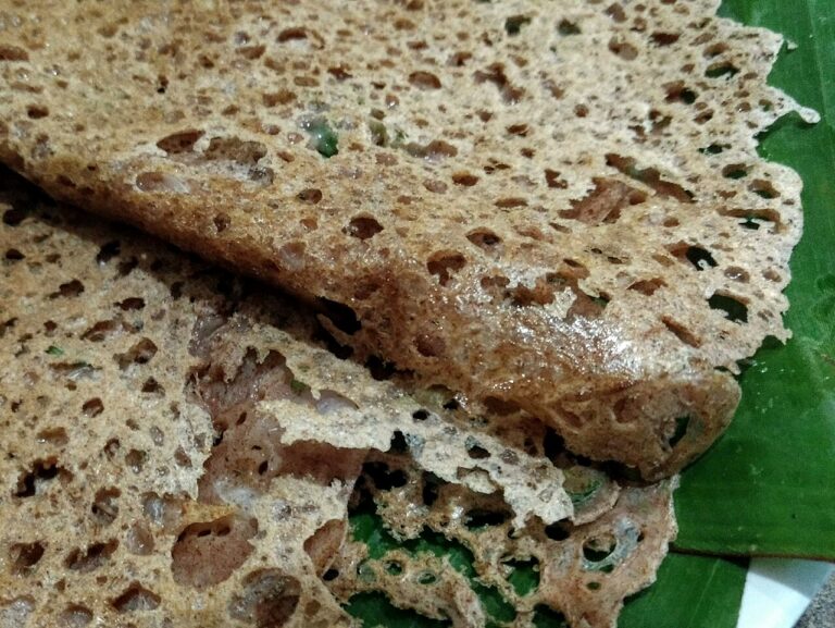 Ragi Dosa (South Indian Millet and Rice Pancake)