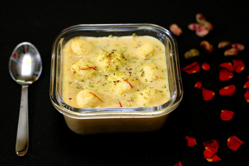 Rasmalai (Indian Cheese and Milk Dessert)
