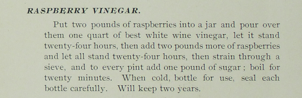 Raspberry Vinegar