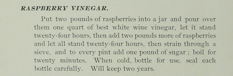 Raspberry Vinegar