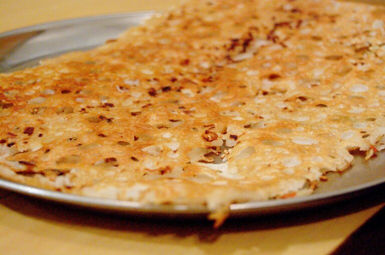 Rava Dosa (Indian Semolina Pancake)