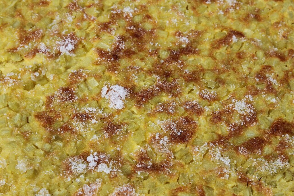 Rhubarb Cake