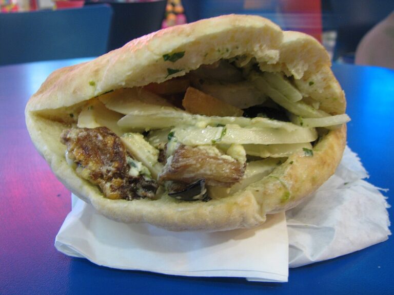 Sabich (Vegetable and Pita Sandwich)