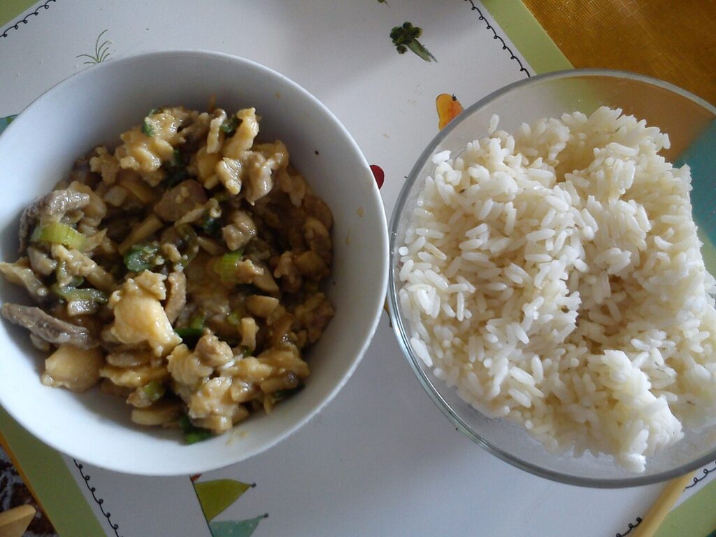 Scrambled Eggs with Vegetables