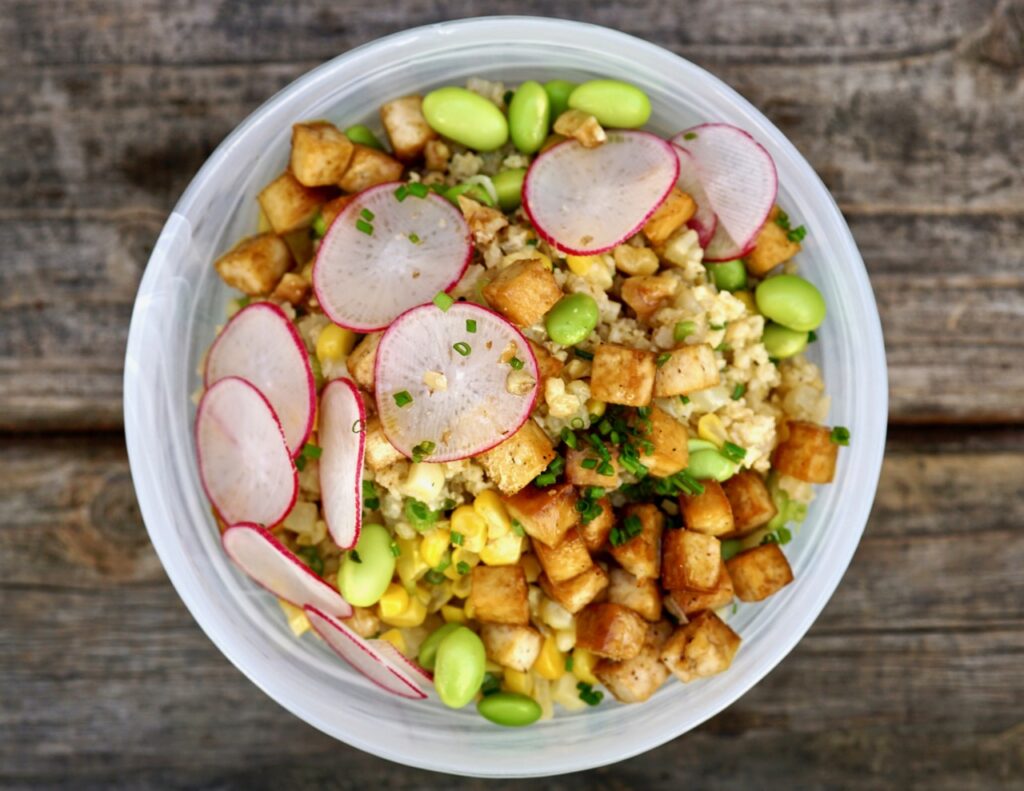Smokey Millet Super Grain Bowl With Crispy Tofu