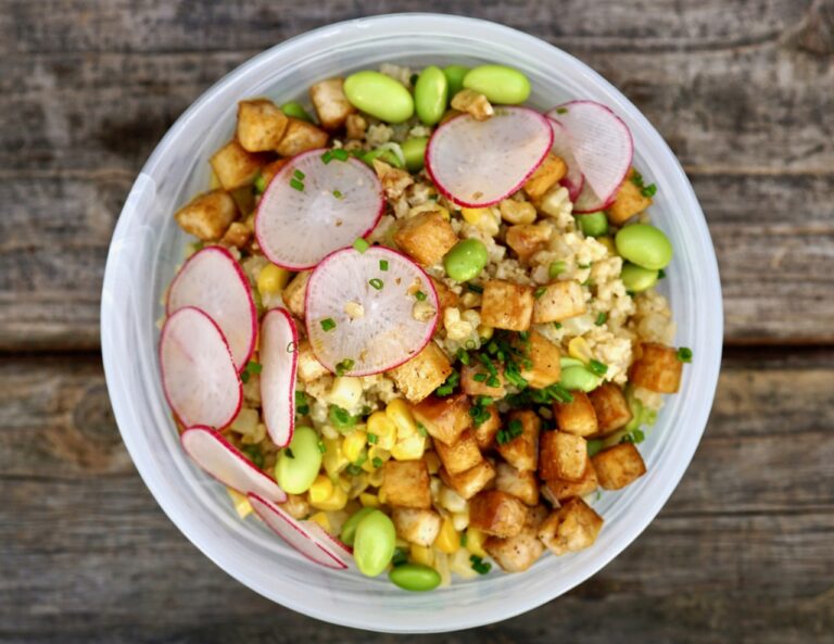 Smokey Millet Super Grain Bowl With Crispy Tofu