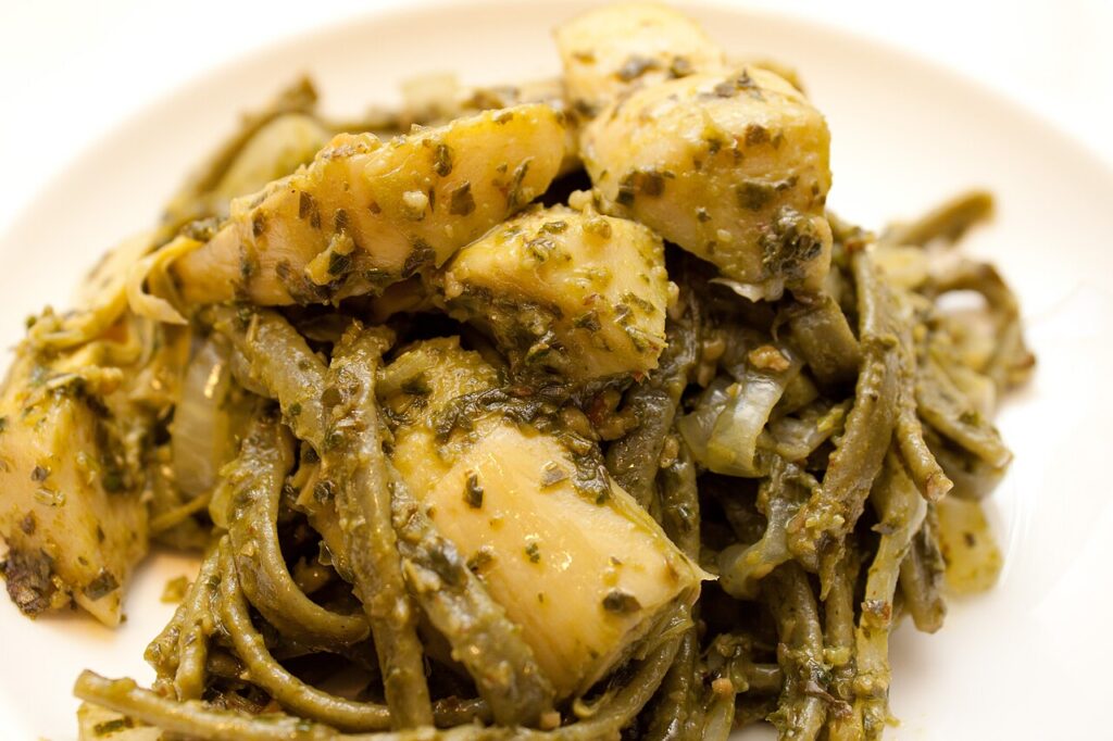 Spinach Pesto Linguine