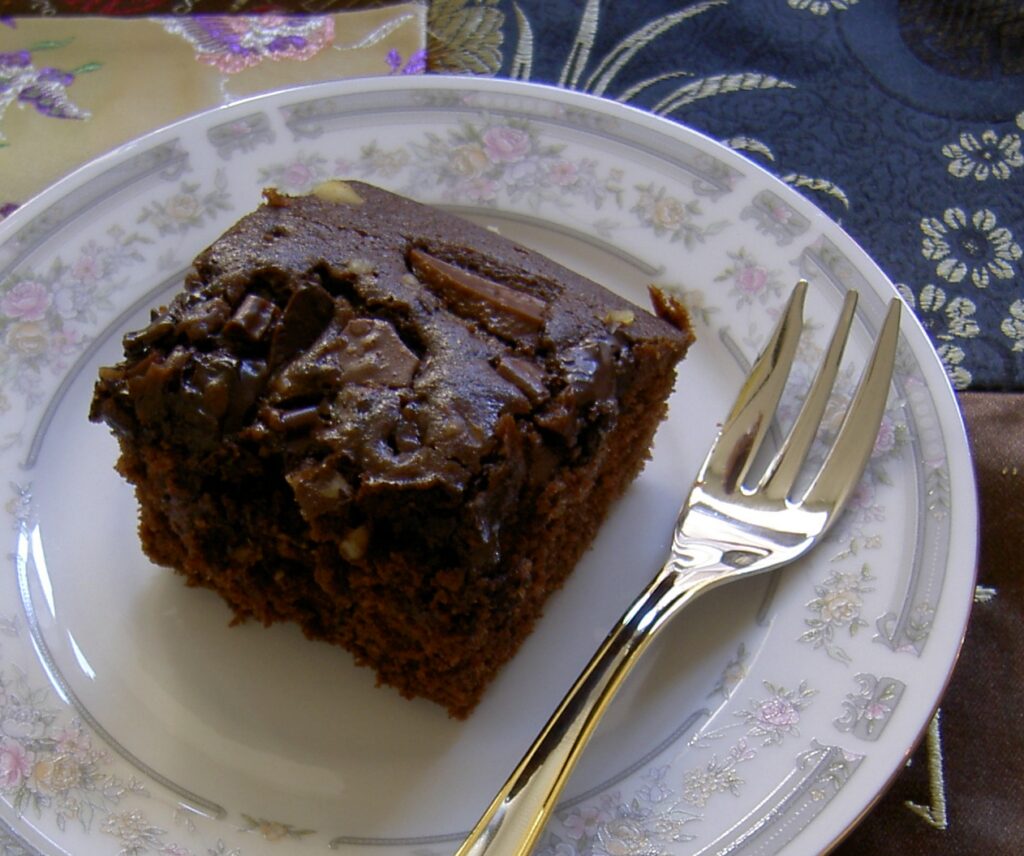 Whole-Wheat Chocolate Cake with Nuts