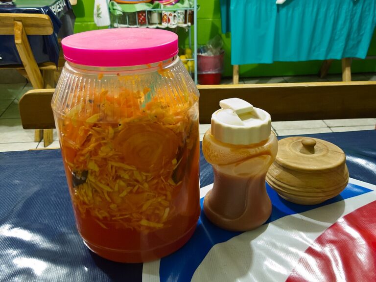 Curtido (Spicy Cabbage Slaw)