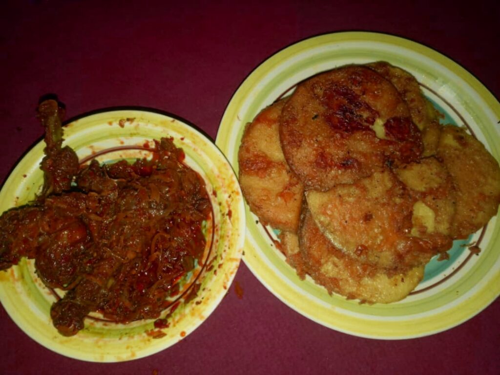 Nigerian Fried Yam