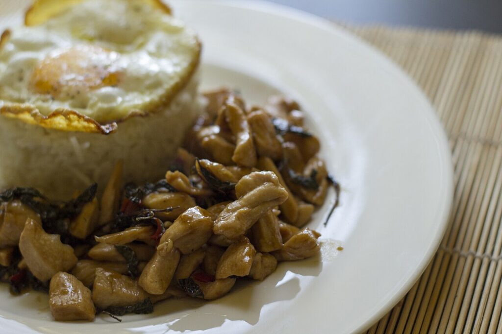Pad Kra Pao Gai (Thai Basil Chicken Stir Fry)
