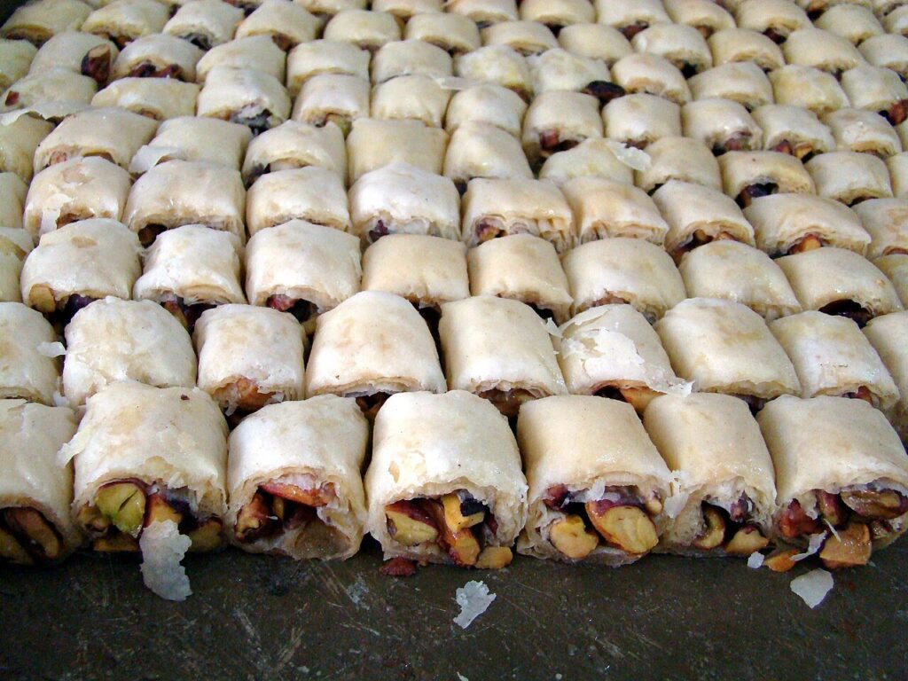 Baklava with Pistachio Nuts