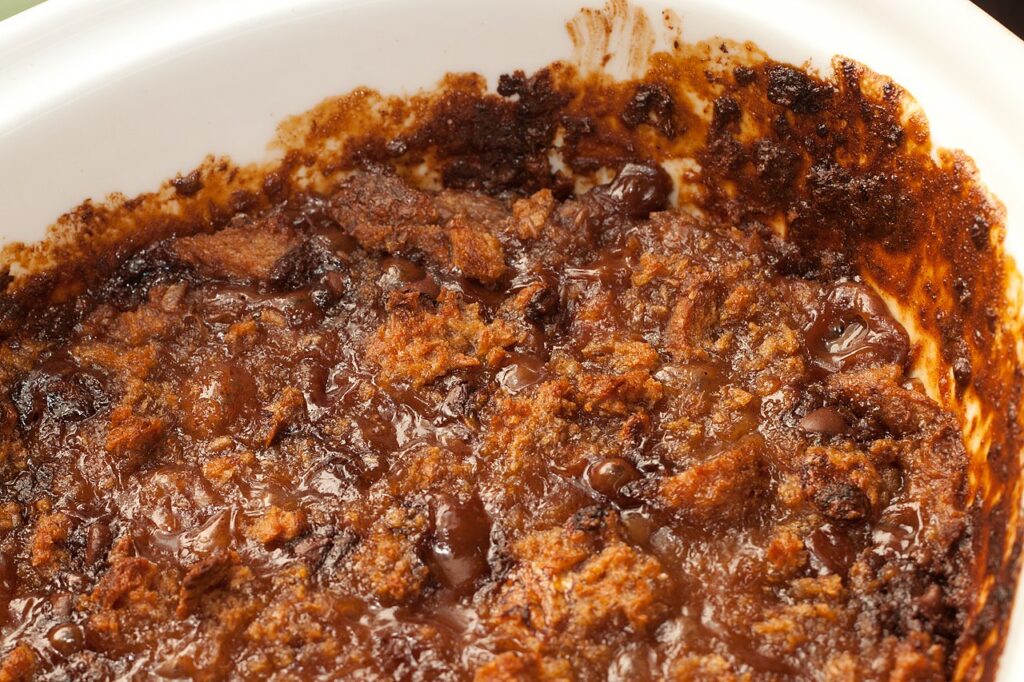 Banana Chocolate Bread Pudding
