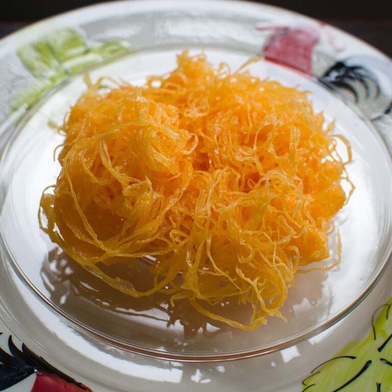 Foithong (Egg Threads in Syrup)