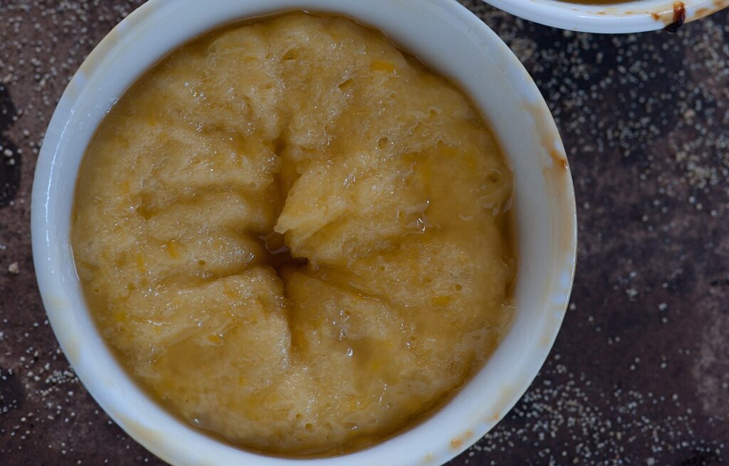 Microwave Lemon Puddings