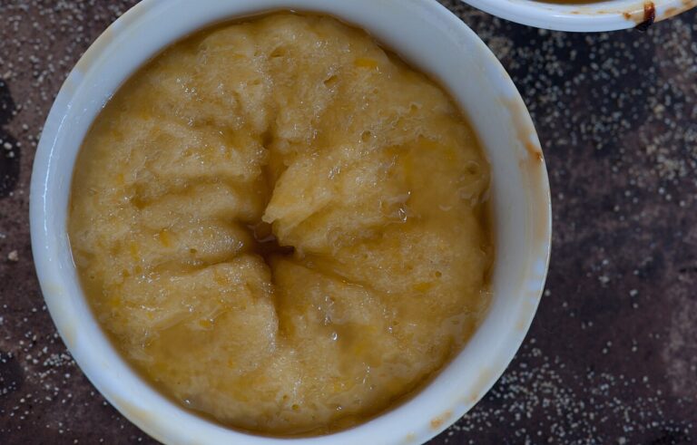 Microwave Lemon Puddings