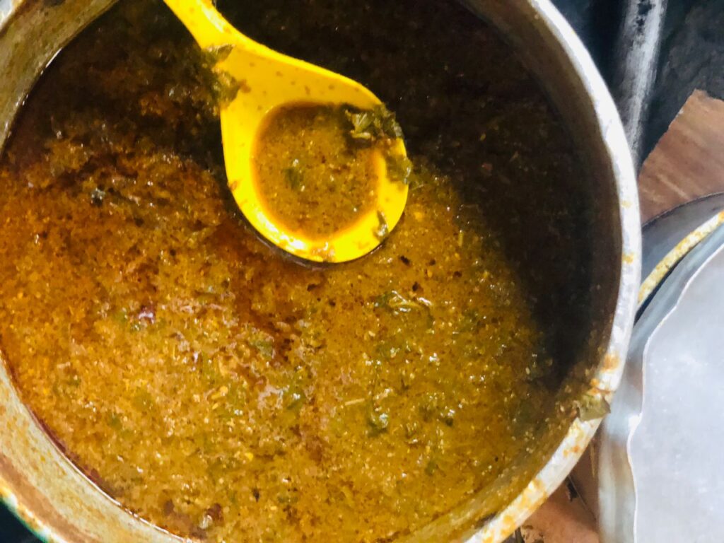 Miyan Ridi (Nigerian Sesame Soup)