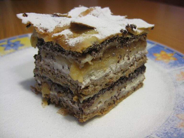 Prekmurska Gibanica (Slovenian Layered Strudel Cake)