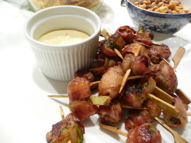 Rumaki (Bacon-wrapped Chicken Liver and Water Chestnut)