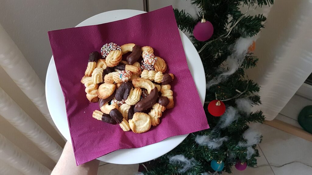 Spritzgeback (German Spritz Butter Cookies)