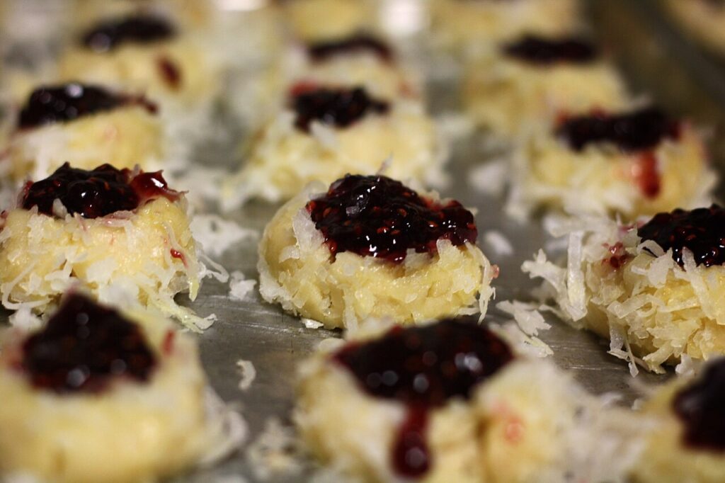Thumbprint Jam Cookies