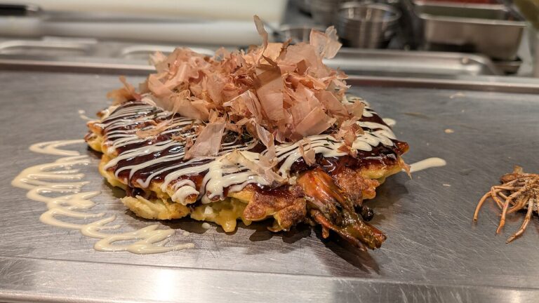Okonomiyaki (Japanese Savory Pancake)