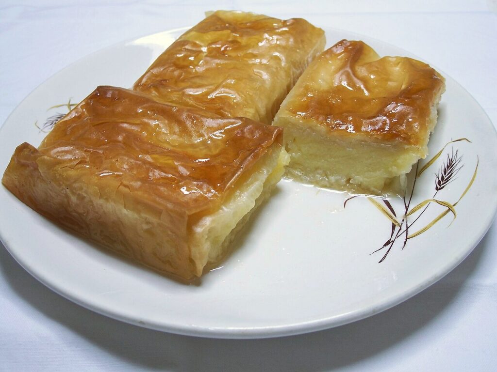 Galaktoboureko (Greek Semolina Custard Pastry)