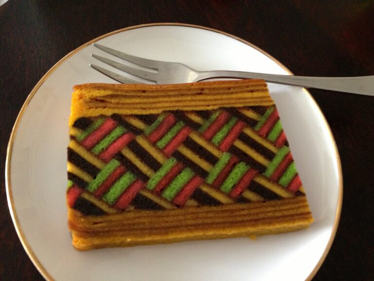 Kuih Lapis (Malaysian Layered Steamed Confection)